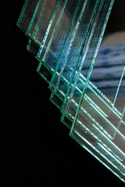 Sayfa boyutuna kesme temperli açık float cam paneller üretim fabrikası.