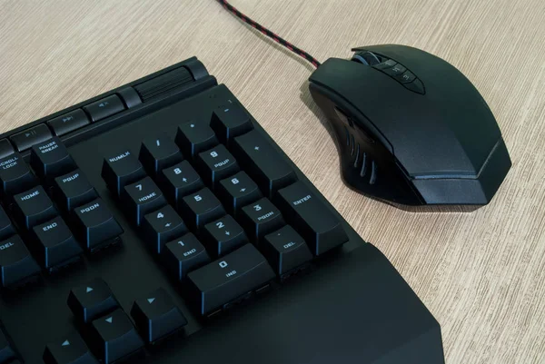 Computer keyboard and mouse