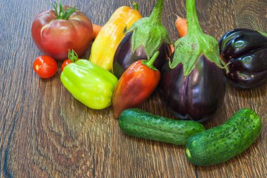 Çiğ sebze ve meyve arka plan