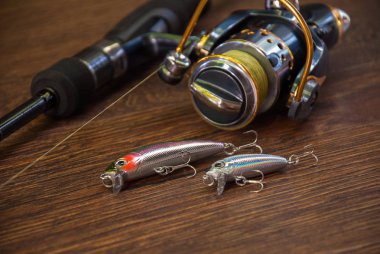 Balıkçılık mücadele - balıkçılık iplik, kanca ve koyu woo yemler