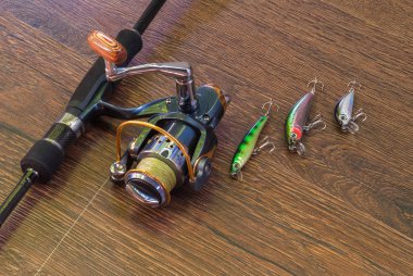 Balıkçılık mücadele - balıkçılık iplik, kanca ve koyu woo yemler