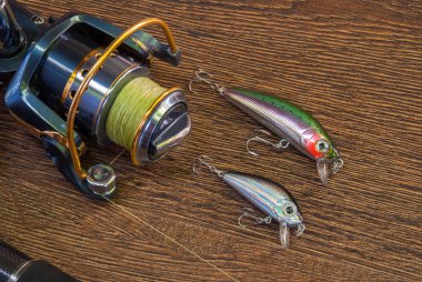 Balıkçılık mücadele - balıkçılık iplik, kanca ve koyu woo yemler
