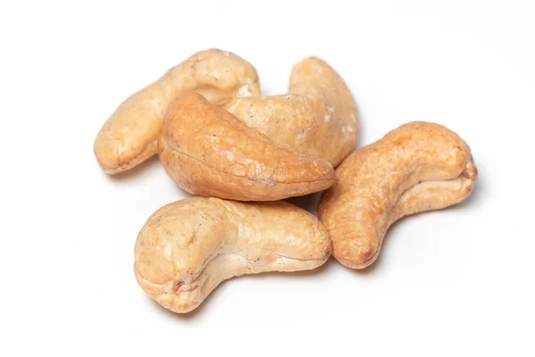 Rostade Cashewnötter Konsistens Och Bakgrund — Stockfoto