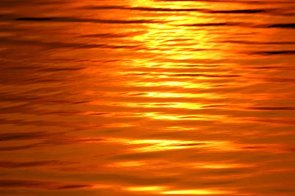 Forma Onda Está Turva Luz Dourada Sol Está Refletindo Superfície — Fotografia de Stock