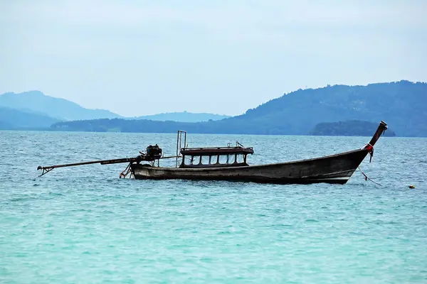 Bateau Pêche Dans Mer — Photo