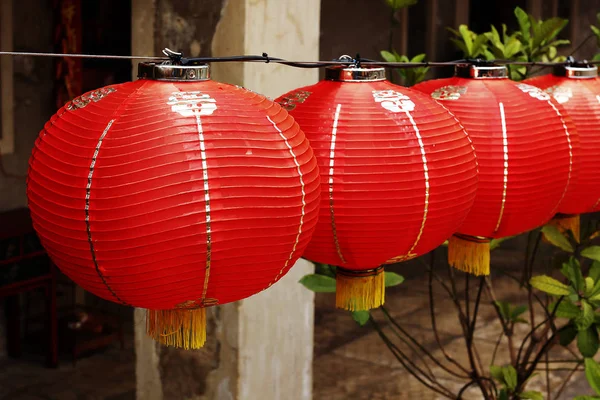 Rote Laterne Chinesischen Stil — Stockfoto