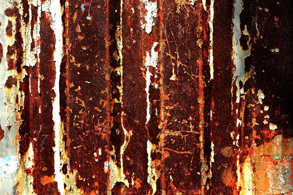 Старое Ржавое Железо Очищающая Краска — стоковое фото