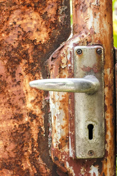 Las Perillas Puerta Están Oxidadas — Foto de Stock