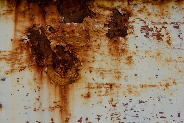 Old Iron Rusty Color Peeling — Stock Photo, Image