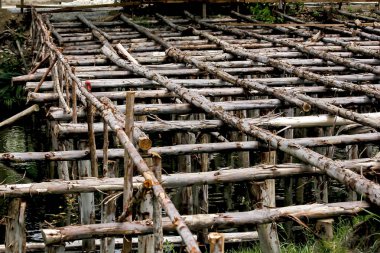 Yapımında kullanılan ahşap.