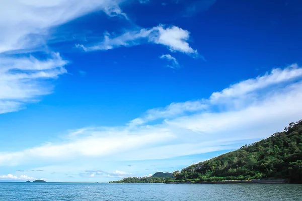 Sea View Clouds Sky Bright Day — Stock Photo, Image