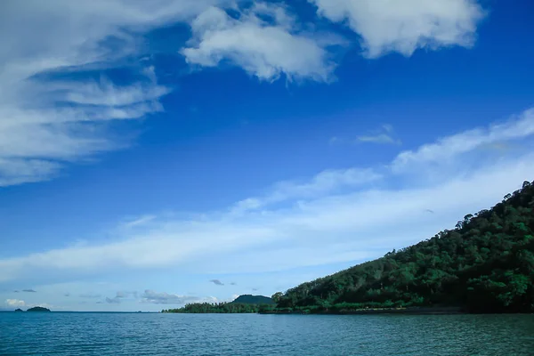 Sea View Clouds Sky Bright Day — Stock Photo, Image