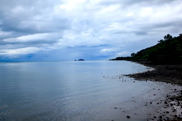 Landscape Photography Sea Rain — Stock Photo, Image