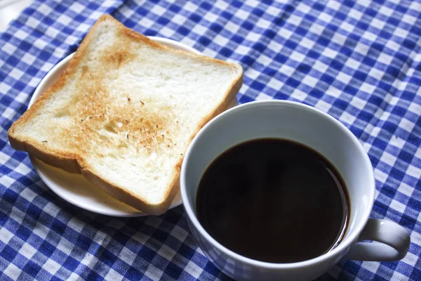 Torrada Café Preto Vidro — Fotografia de Stock