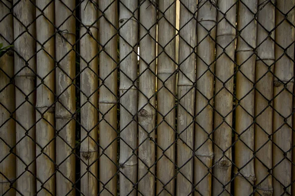 Wire mesh, bamboo used to make fences.