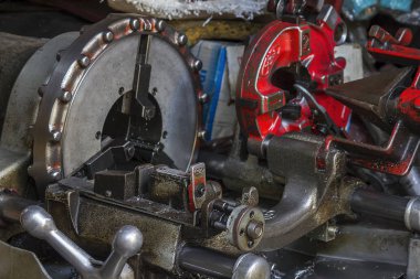 eski boru dokunarak makine