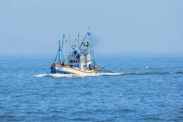 Grandes Barcos Pesca Mar — Fotografia de Stock