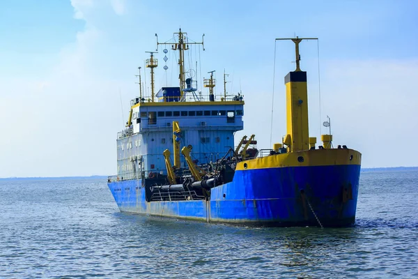 Öltanker Liegen Meer — Stockfoto