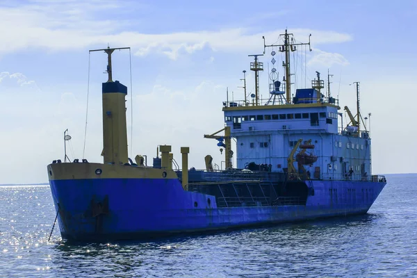 Öltanker Liegen Meer — Stockfoto