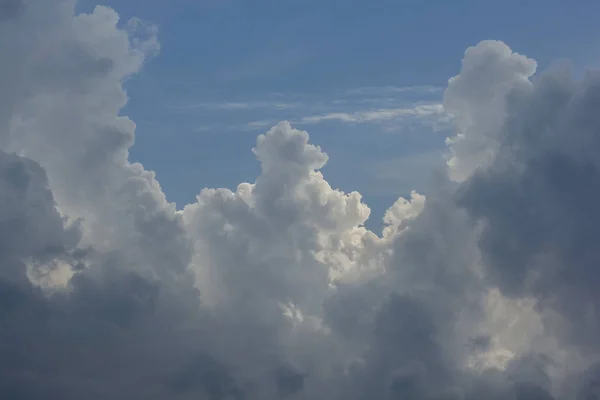 Nubes Grises Cielo Antes Lluvia — Foto de Stock