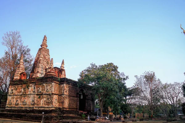 Wat Jet Yod Provincie Wat Photharam Chiangmai — Stock fotografie