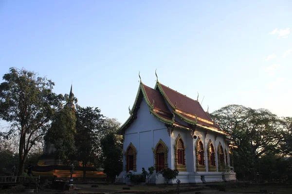 Wat Jet Yod Província Wat Photharam Chiangmai — Fotografia de Stock