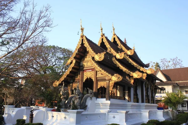 Wat Jet Yod Provincie Wat Photharam Chiangmai — Stock fotografie