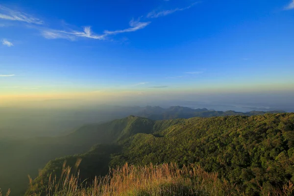 Luce Arancione Dell Alba Del Mattino — Foto Stock