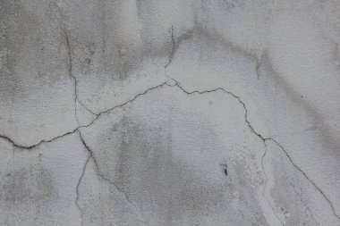 Eski çimento duvar çatlaklar.