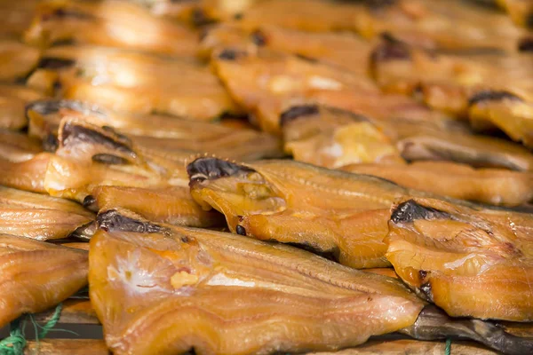 Trockener Schlangenkopf Fisch Gilt Als Konservierung Von Fleisch — Stockfoto
