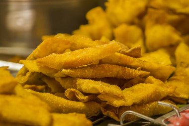 Çıtır çıtır Kızarmış köfte gevrek menü, lezzetli, lezzetli