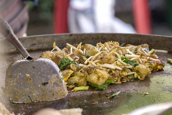 Austernomelett Der Panis Eine Art Chinesisches Essen Bestehend Aus Mehl — Stockfoto