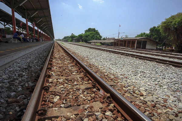 Ferrocarril Una Ruta Transporte — Foto de Stock