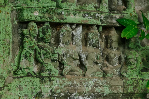 Stone Carvings Old Castle Cambodia — Stock Photo, Image