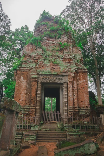 克尔岛 一个古老的城堡 一个古老的高棉王国在过去 — 图库照片