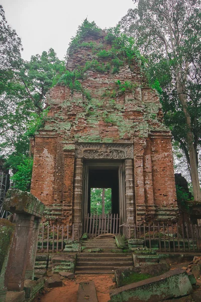 克尔岛 一个古老的城堡 一个古老的高棉王国在过去 — 图库照片