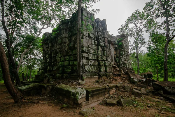 Koh Ker Antigo Castelo Que Território Passado — Fotografia de Stock