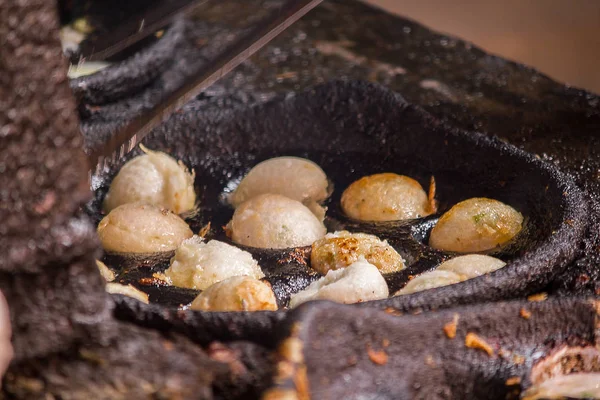 Khanom Krok Köstliche Desserts Thailand — Stockfoto