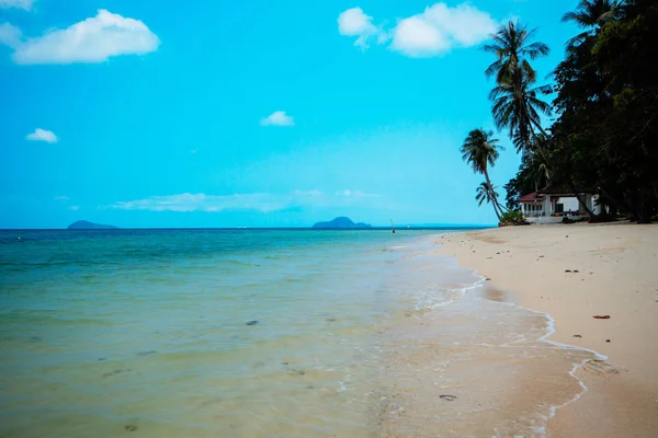 Tailândia Tem Uma Praia Areia Mar Bonito Tranquila — Fotografia de Stock