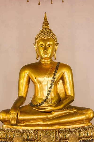 Arany Buddha Szép Hogy Buddhisták Imádják — Stock Fotó