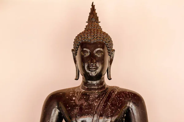 Buda Preto Que Único Escultura — Fotografia de Stock