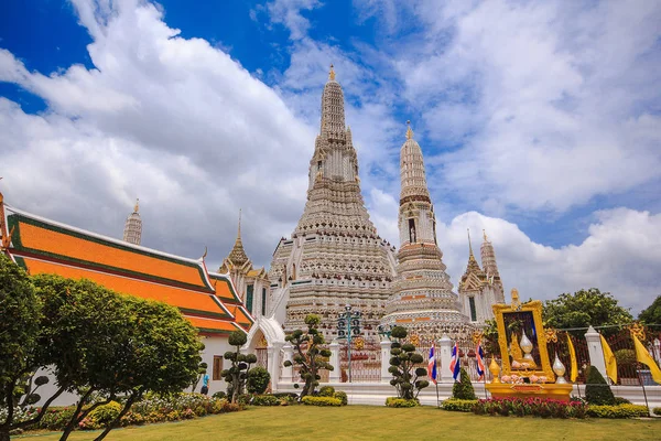 Arunratchawararam Tempel Ist Ein Wichtiger Und Alter Tempel Thailand — Stockfoto