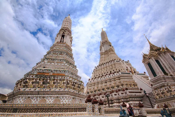 Arunratchawararam Templom Fontos Ősi Templom Thaiföldön — Stock Fotó