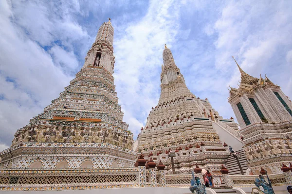 Arunratchawararam Templom Fontos Ősi Templom Thaiföldön — Stock Fotó