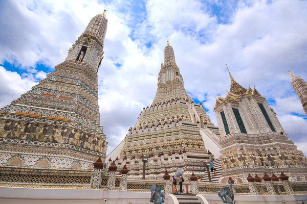 Arunratchawararam Templom Fontos Ősi Templom Thaiföldön — Stock Fotó