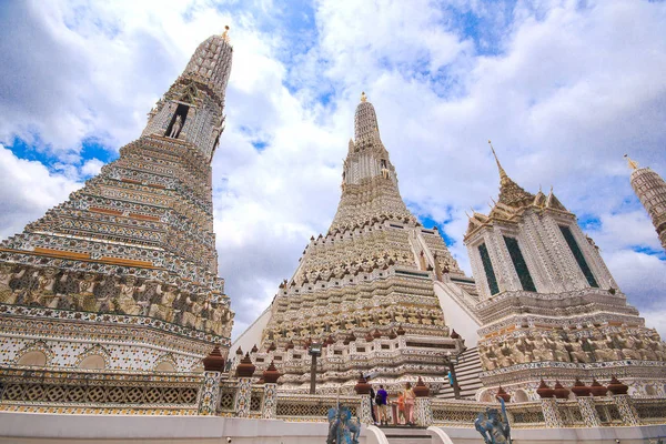 Arunratchawararam Templom Fontos Ősi Templom Thaiföldön — Stock Fotó