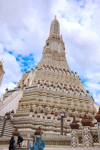 Świątynia Arunratchawararam Jest Ważną Starożytną Świątynią Tajlandii — Zdjęcie stockowe