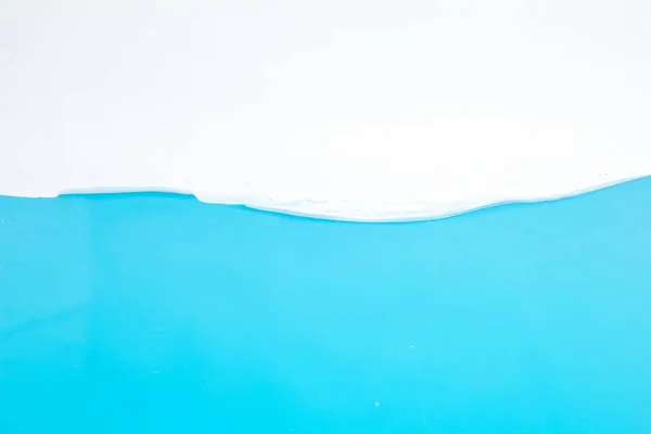 Water Surface Splash Bubbles White Background — Stock Photo, Image