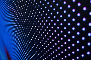 Arka plan, Led duvar ekran, mavi ve mor gölge kadar yakın