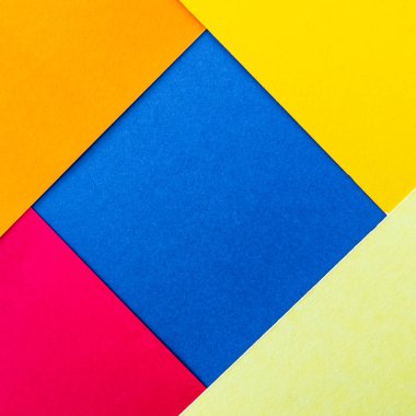 renkli kağıt ile düz geometrik grafik arka plan